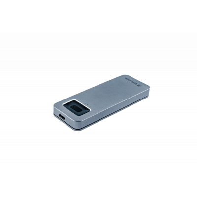 Kõvaketas väline SSD Verbatim Executive Fingerprint Secure Portable 1TB USB3.2 Gen1 USB-C, USB-C adapter, Nero BackUp, metal,256-bit AES