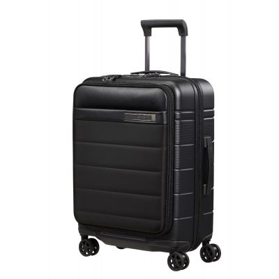 Suitcase SAMSONITE Neopod Spinner, Black, expandable, 4 wheels, 55x40x23/27 cm, 41/48 L