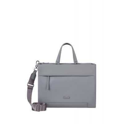 Sülearvutikott Samsonite Zalia 3.0, 14,1", Silver Grey, 10,5" tahvelarvuti tasku, 40x30x16cm, 15L, 0,9kg