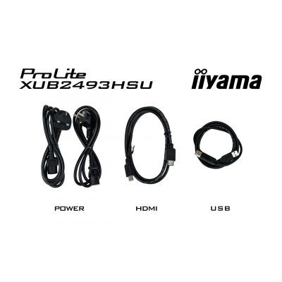 LCD Monitor|IIYAMA|23.8"|Business|Panel IPS|1920x1080|16:9|100Hz|Matte|1 ms|Speakers|Swivel|Pivot|Height adjustable|Tilt|XUB2493HSU-B6