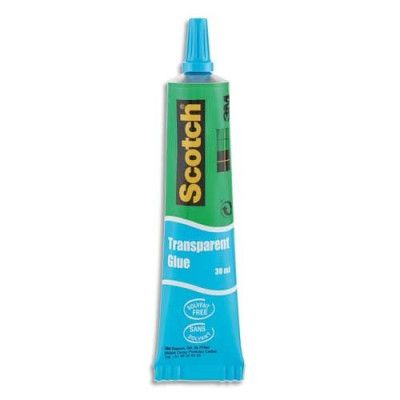Scotch® Clear Household Glue Tube Solvent-Free, 30 ml