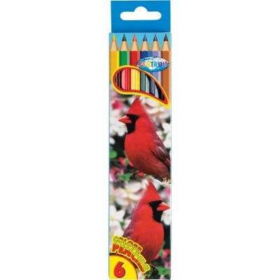 Color pencils 6col. Centrum ZOO