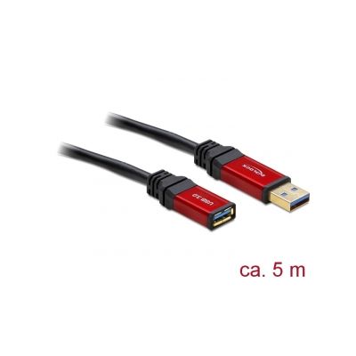 USB extension cable USB3.0 cable A - A 5.0m, gold-plated metal with shell, premium