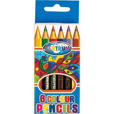 Color pencils 6 col. short size