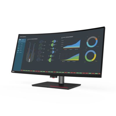 Lenovo ThinkVision P40w-20 39.7 " IPS WUHD 21:9 4 ms 300 cd/m Black HDMI ports quantity 1x HDMI2.0 75 Hz