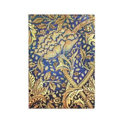 Raamatkalender 2025 Paperblanks Morris Windrush Midi Flexis nädal horisontaalne