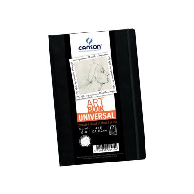 Sketchpad Art Book Universal 10.2x15.2 mm 96g 112 pages, hardcover with rubber