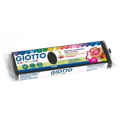 Plasticine black 350g Platplume Giotto