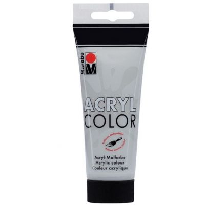 Acrylic paint Marabu 100ml 082 silver