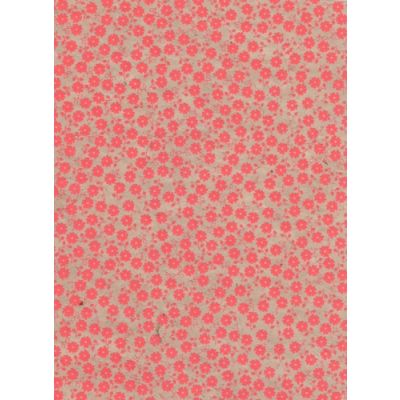 Nepali Paper A4 Moroccan Tiles Magenta on Pink