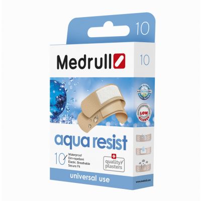 Haavaplaaster Medrull Aqua Resist  (universaalne, veekindel) 10tk/pk
