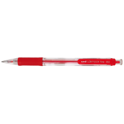 Ballpoint pen Uni SN-101 Laknock 0,7mm, red