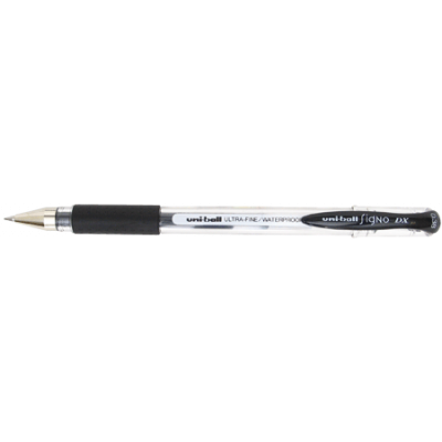 Gel pen Uni Signo DX UM-151black 0,38mm