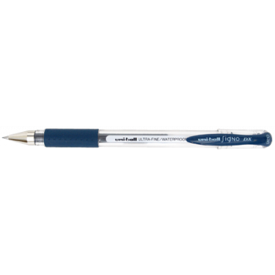 Gel pen Uni Signo DX UM-151dark blue 0.38mm