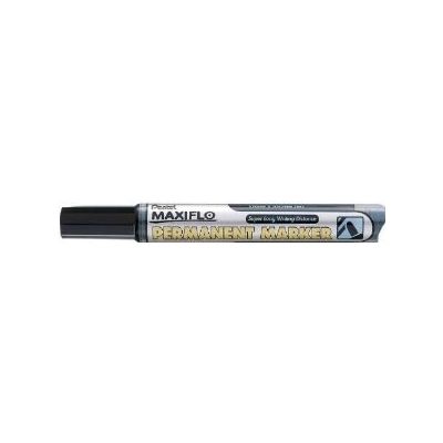 Marker Maxiflo NLF50 must, kooniline ots, 2-4,5mm,vee- ja valguskindel, Pentel