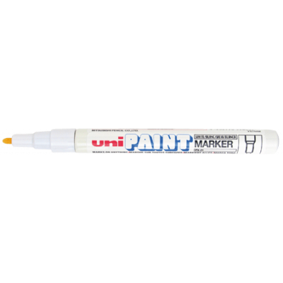 Marker Uni PX21 Paint, white 1.2mm waterproof