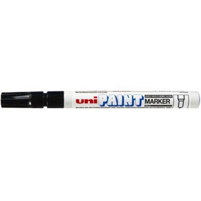 Marker Uni PX21 Paint, black 1.2mm waterproof