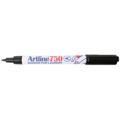 Marker for textile Artline  750 black 0,7mm