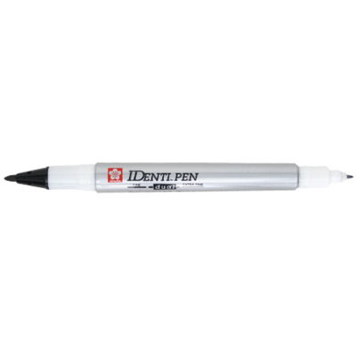 Marker Identi-pen, permanent, black, 0,4/1,0mm