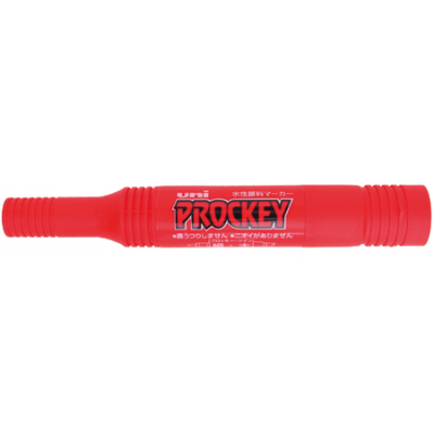 Marker UNI PM150T with 2 ends, waterproof, red 1.2-1.8 / 6mm