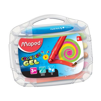 Gel Crayons Color Peps 6colour, Maped