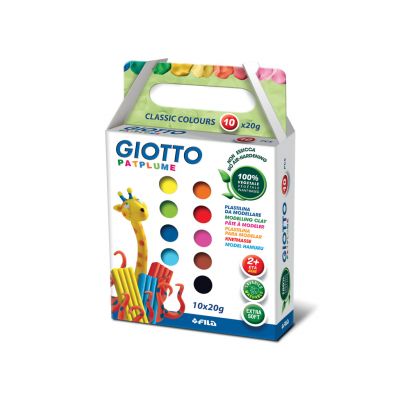 Plasticine Giotto Patplume 10x20g Classic tones, Fila