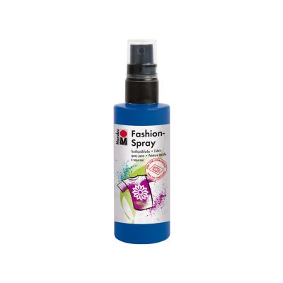 Textile paint Marabu Fashion Spray 100ml 258 marine blue - dark blue