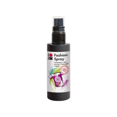Textile paint Marabu Fashion Spray 100ml 073 black- black