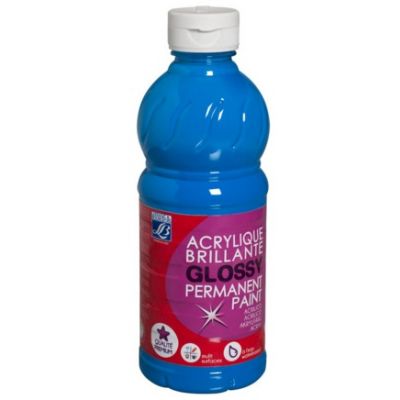 Acrylic paint 500ml 063 primary blue Glossy C & Co