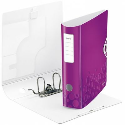 Lever Arch File Leitz Active PP WOW A4/80mm purple
