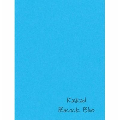Paper Kaskad no. 77 64x92cm, 225g/m2, peacock blue/water blue