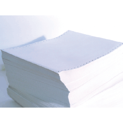 Printer paper perforated 240 (15/210/15) mm x 12´´white 2000 sheets, Tehnoinform