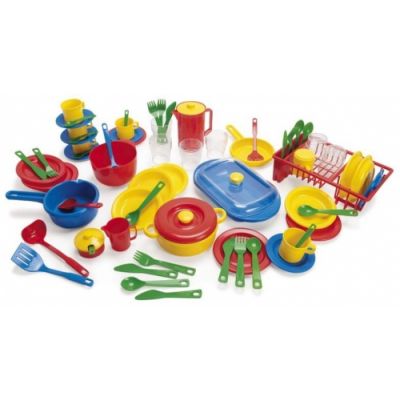 Game tableware set Plasto, 72-piece, 3+