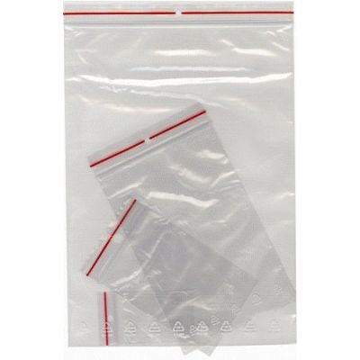 Kilekott minigrip 70x100mm 40mic, 100tk/pk