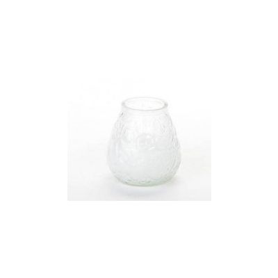 Candle Venetian clear glass