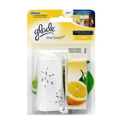 Air freshener with JOHNSON Glade One Touch Citrus 10ml holder