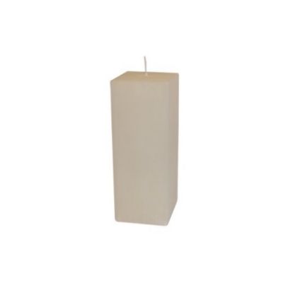 Candlestick 62x62x100 Patina white