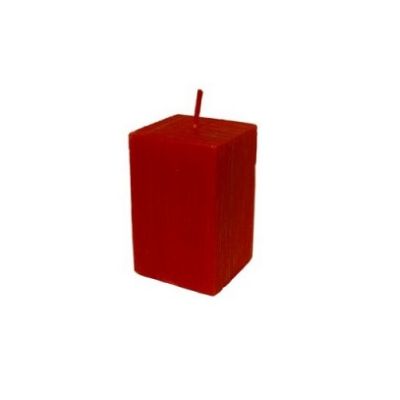 Candlestick 92x92x96 Patina red