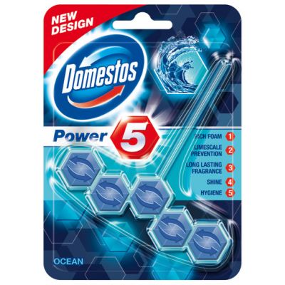 Toilet freshener with balls Domestos Power 5 Ocean 55g