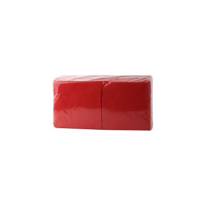 Napkin red 24x24cm 400pcs/pk 1-ply