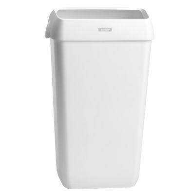 Trash can 25l (wall mount included), Katrin Inclusive, white