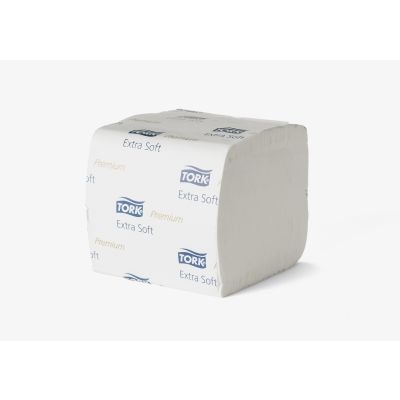 Toilet paper in sheets Tork T3 Premium Extra Soft, 2-ply (11x19cm)