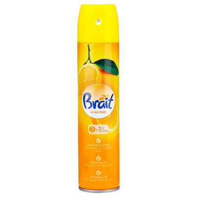 Air freshener aerosol BRAIT 3in1 Lemon 300ml / 240ml