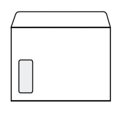 Envelope self-adhesive E5 with a window 95x35mm, 500pcs./box