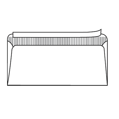 Ümbrik iseliimuv C65/25tk. 114x229mm