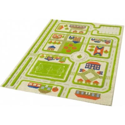 Toy carpet Traffic, 3D pattern, 134 x 180 cm