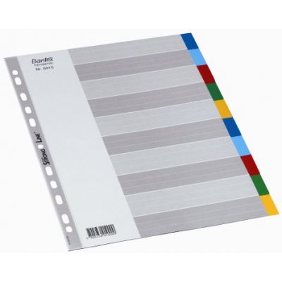 BANTEX STRONG-LINE? DIVIDERS A4 MAXI 10 PART