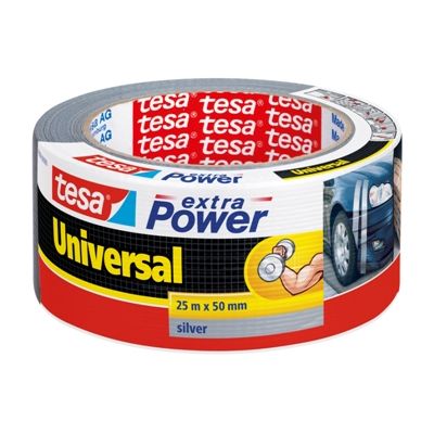 Tape extra Power 25mx50mm silver, weather resistant