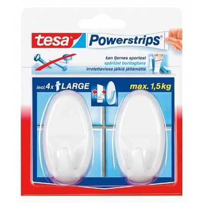 Nagi Tesa OVAL white 2 pcs