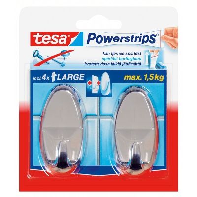 Nagi Tesa OVAL chrome 2 pcs